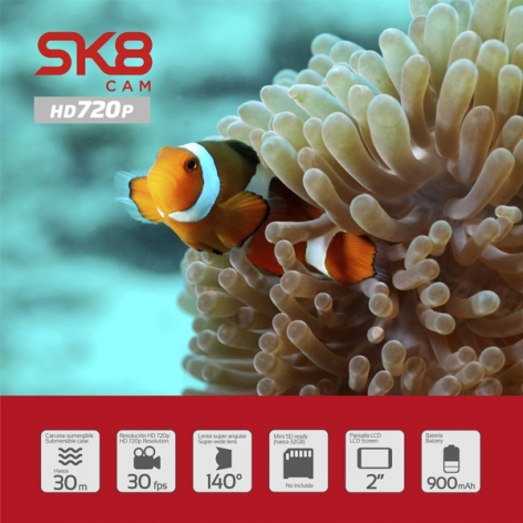 SK8 CAM HD 720P BLACK